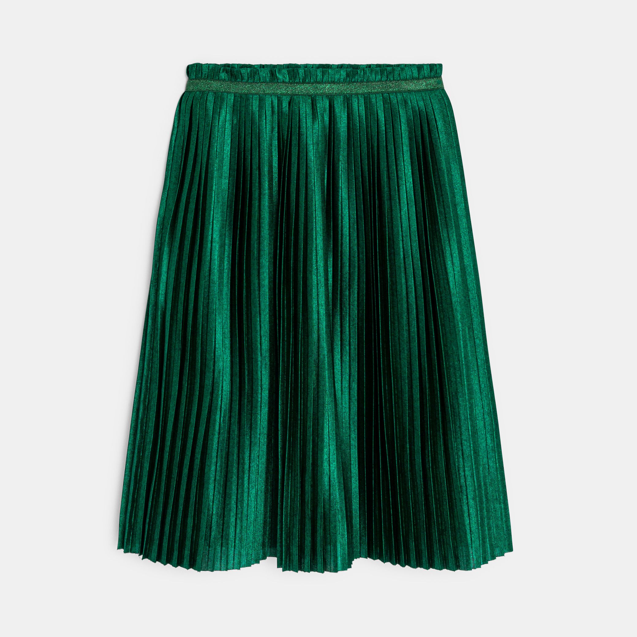 Chân váy midi xếp ly